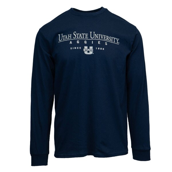 Navy Utah State University U-State Long-Sleeve T-Shirt